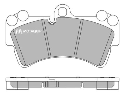 LVXL1429 MOTAQUIP Комплект тормозных колодок, дисковый тормоз