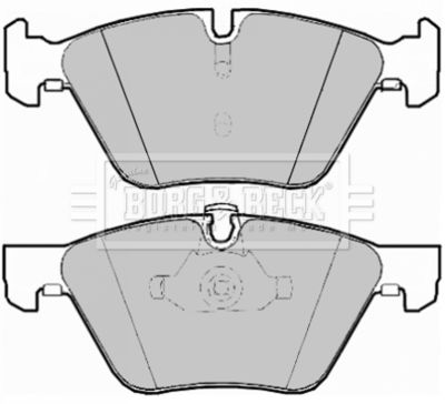 BBP1948 BORG & BECK Комплект тормозных колодок, дисковый тормоз