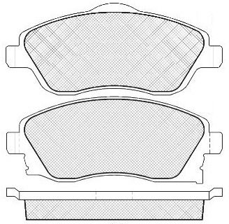 FP1176 FIT Комплект тормозных колодок, дисковый тормоз