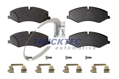 2235117 TRUCKTEC AUTOMOTIVE Комплект тормозных колодок, дисковый тормоз