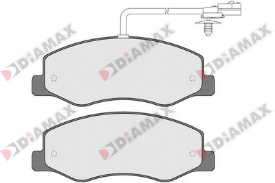 N09257 DIAMAX Комплект тормозных колодок, дисковый тормоз