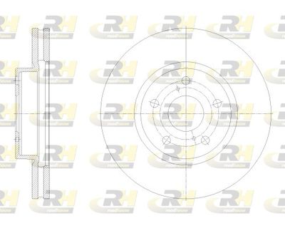 6254510 ROADHOUSE Тормозной диск