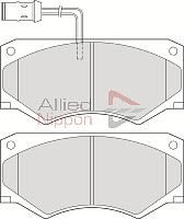 ADB11068 COMLINE Комплект тормозных колодок, дисковый тормоз