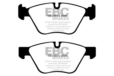 DP21600 EBC Brakes Комплект тормозных колодок, дисковый тормоз