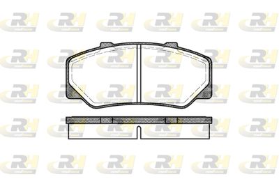 217600 ROADHOUSE Комплект тормозных колодок, дисковый тормоз