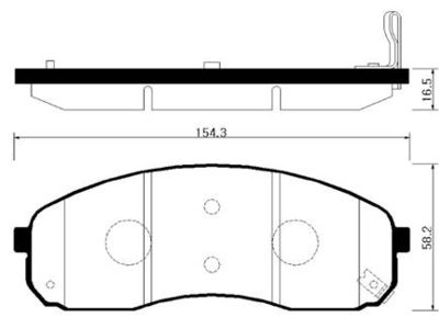 HP1032 HSB GOLD Комплект тормозных колодок, дисковый тормоз