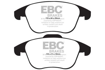 DP1997 EBC Brakes Комплект тормозных колодок, дисковый тормоз