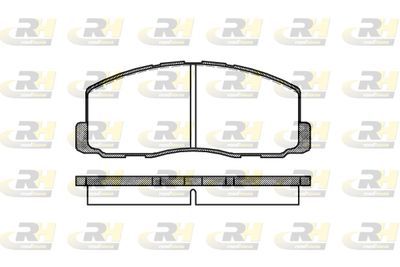 218800 ROADHOUSE Комплект тормозных колодок, дисковый тормоз