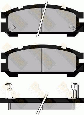 PA823 Brake ENGINEERING Комплект тормозных колодок, дисковый тормоз