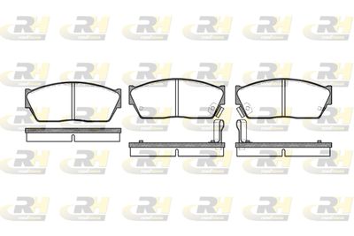 214702 ROADHOUSE Комплект тормозных колодок, дисковый тормоз