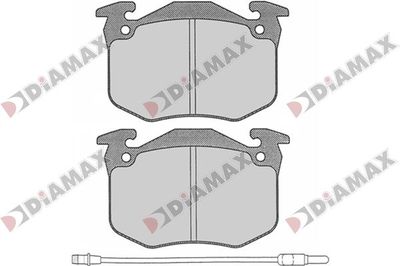 N09790 DIAMAX Комплект тормозных колодок, дисковый тормоз