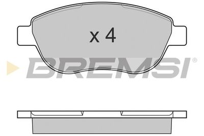 BP3145 BREMSI Комплект тормозных колодок, дисковый тормоз