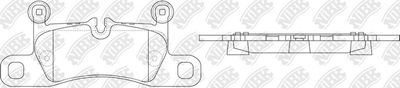 PN0565 NiBK Комплект тормозных колодок, дисковый тормоз