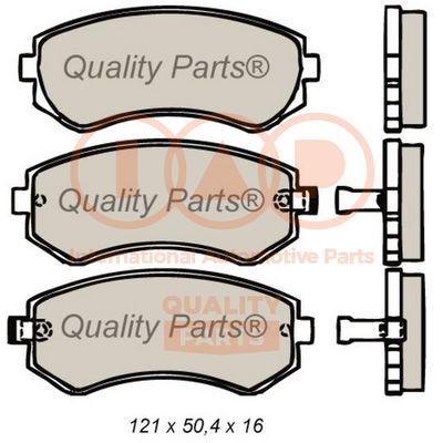 70413032 IAP QUALITY PARTS Комплект тормозных колодок, дисковый тормоз