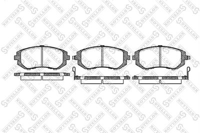 962002BSX STELLOX Комплект тормозных колодок, дисковый тормоз