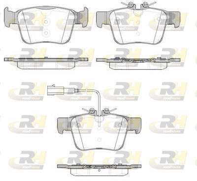 2172201 ROADHOUSE Комплект тормозных колодок, дисковый тормоз
