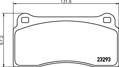 MDB2413 MINTEX Комплект тормозных колодок, дисковый тормоз