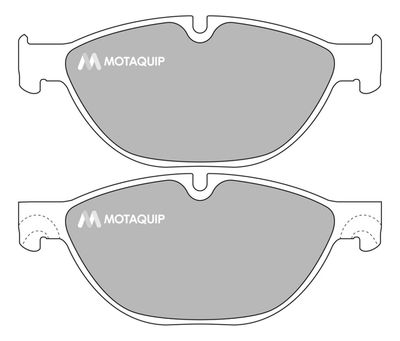 LVXL1666 MOTAQUIP Комплект тормозных колодок, дисковый тормоз