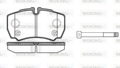 P949310 WOKING Комплект тормозных колодок, дисковый тормоз