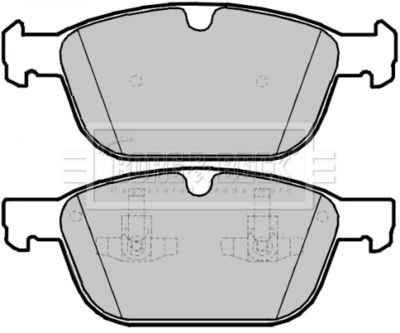 BBP2093 BORG & BECK Комплект тормозных колодок, дисковый тормоз