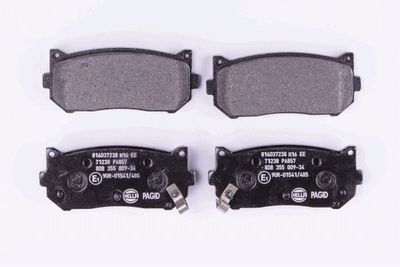 8DB355009341 HELLA PAGID Комплект тормозных колодок, дисковый тормоз