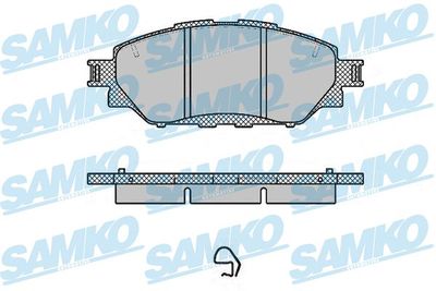 5SP1999 SAMKO Комплект тормозных колодок, дисковый тормоз