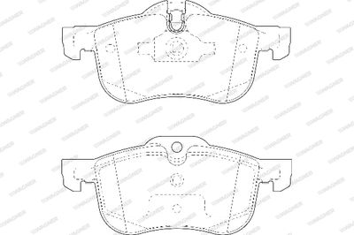 WBP23112A WAGNER Комплект тормозных колодок, дисковый тормоз