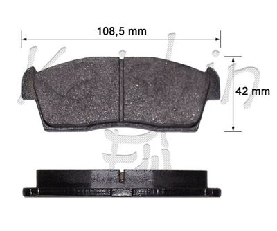 FK9027 KAISHIN Комплект тормозных колодок, дисковый тормоз