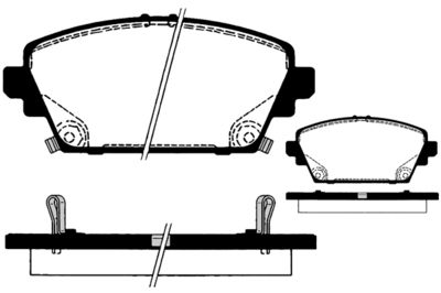 RA07671 RAICAM Комплект тормозных колодок, дисковый тормоз