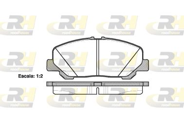 2128700 ROADHOUSE Комплект тормозных колодок, дисковый тормоз