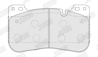 574030J JURID Комплект тормозных колодок, дисковый тормоз