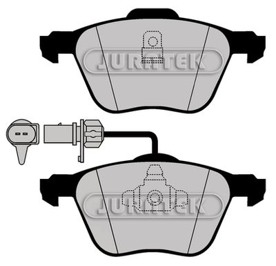 JCP1497 JURATEK Комплект тормозных колодок, дисковый тормоз