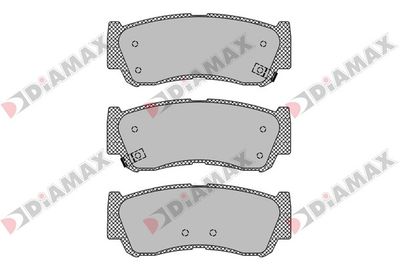 N09247 DIAMAX Комплект тормозных колодок, дисковый тормоз