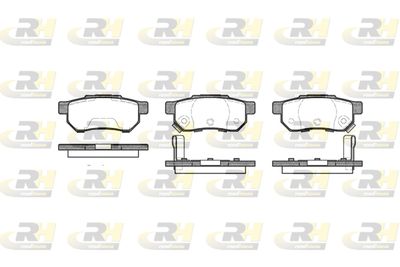 223364 ROADHOUSE Комплект тормозных колодок, дисковый тормоз