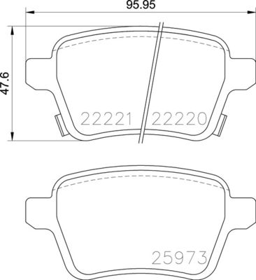 FK20090 KAISHIN Комплект тормозных колодок, дисковый тормоз