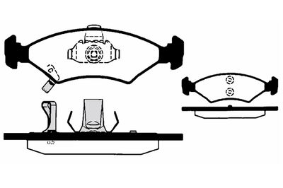 RA07200 RAICAM Комплект тормозных колодок, дисковый тормоз