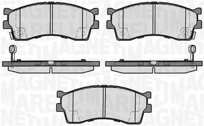 363916060458 MAGNETI MARELLI Комплект тормозных колодок, дисковый тормоз