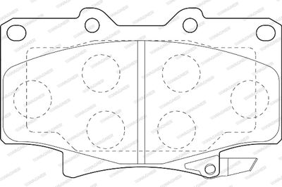 WBP21775A WAGNER Комплект тормозных колодок, дисковый тормоз
