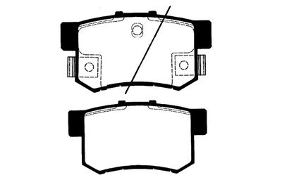 RA04601 RAICAM Комплект тормозных колодок, дисковый тормоз