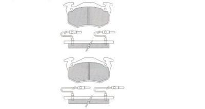 ASN2295 AISIN Комплект тормозных колодок, дисковый тормоз