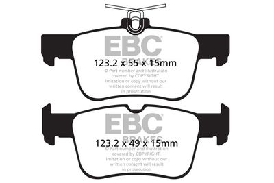 DP42160R EBC Brakes Комплект тормозных колодок, дисковый тормоз