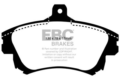 DP31139C EBC Brakes Комплект тормозных колодок, дисковый тормоз