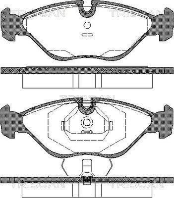 811065985 TRISCAN Комплект тормозных колодок, дисковый тормоз