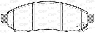 BPA116212 OPEN PARTS Комплект тормозных колодок, дисковый тормоз