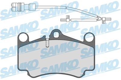 5SP1588B SAMKO Комплект тормозных колодок, дисковый тормоз