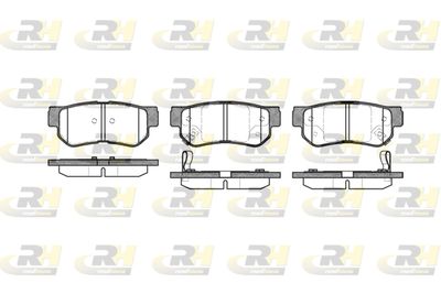 274602 ROADHOUSE Комплект тормозных колодок, дисковый тормоз