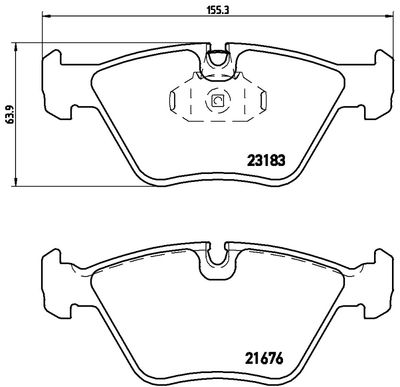 FK20106 KAISHIN Комплект тормозных колодок, дисковый тормоз