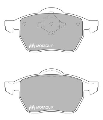 LVXL873 MOTAQUIP Комплект тормозных колодок, дисковый тормоз