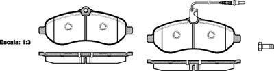 NB24595V01 NEW BLOX Комплект тормозных колодок, дисковый тормоз