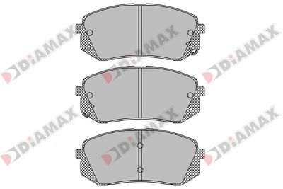 N09440 DIAMAX Комплект тормозных колодок, дисковый тормоз